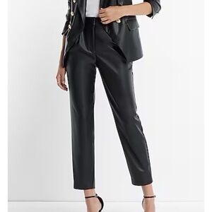 Express High Rise Faux Leather Pants